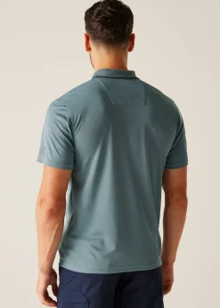 Regatta Grey/Blue Maverik V Quick Dry T-Shirt