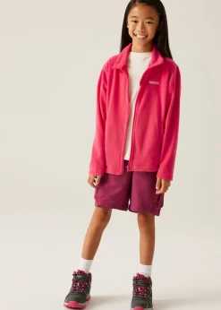 Regatta Pop Pink Kids King II Anti-Pill Symmetry Fleece (3- 16 Yrs)