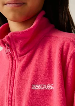 Regatta Pop Pink Kids King II Anti-Pill Symmetry Fleece (3- 16 Yrs)