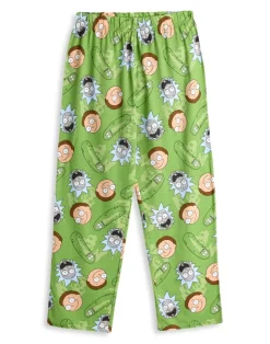Rick & Morty Adults Multi Coloured Pickle Rick Pyjama Set