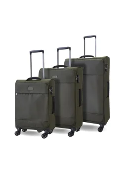 Rock Grey Green Paris Suitcase