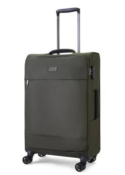 Rock Grey Green Paris Suitcase