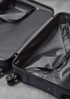 Rock Lincoln Navy Suitcase