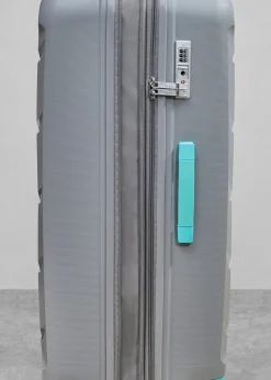 Rock Tulum Suitcase Grey/Aqua