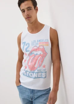 Rolling Stones White Vest