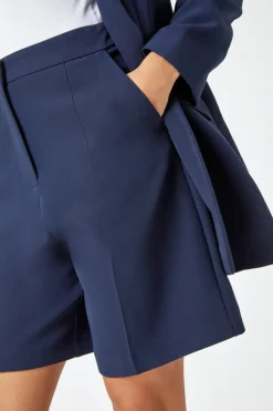 Roman Navy Tailored Bermuda Shorts