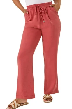 Roman Rust Petite Textured Pocket Trouser