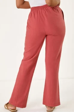 Roman Rust Petite Textured Pocket Trouser