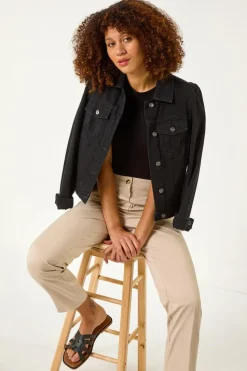 Roman Stone Cotton Stretch Cropped Trouser