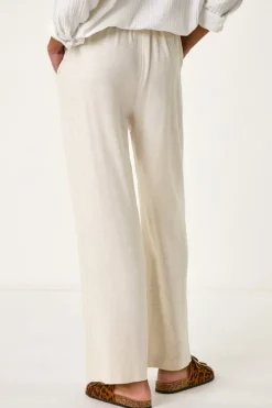 Roman Stone Full Length Linen Trousers