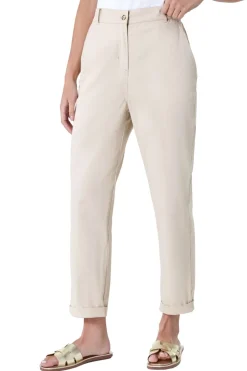 Roman Stone Petite Cotton Blend Stretch Chino Trousers
