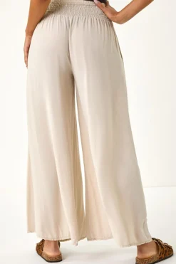 Roman Stone Relaxed Wide Leg Trouser