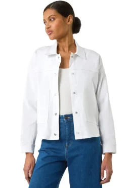 Roman White Patch Pocket Jacket