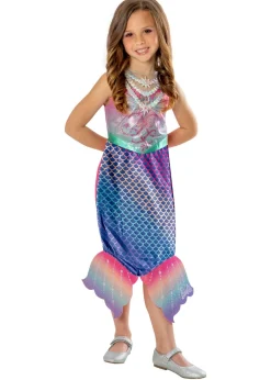 Rubies Kids Mermaid Fancy Dress Costume Colour Change (3-8 yrs)
