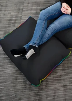 rucomfy Gaming Footstool LED Beanbag