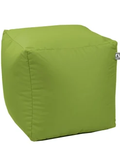 rucomfy Indoor/Outdoor Cube Olive Green Beanbag