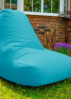 rucomfy Indoor/Outdoor Lounge Chair Turquoise Beanbag