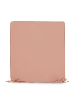 rucomfy Indoor/Outdoor Striped Single Bench Dusky Pink Seatpad