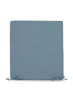 rucomfy Indoor/Outdoor Striped Single Bench Seafoam Blue Seatpad