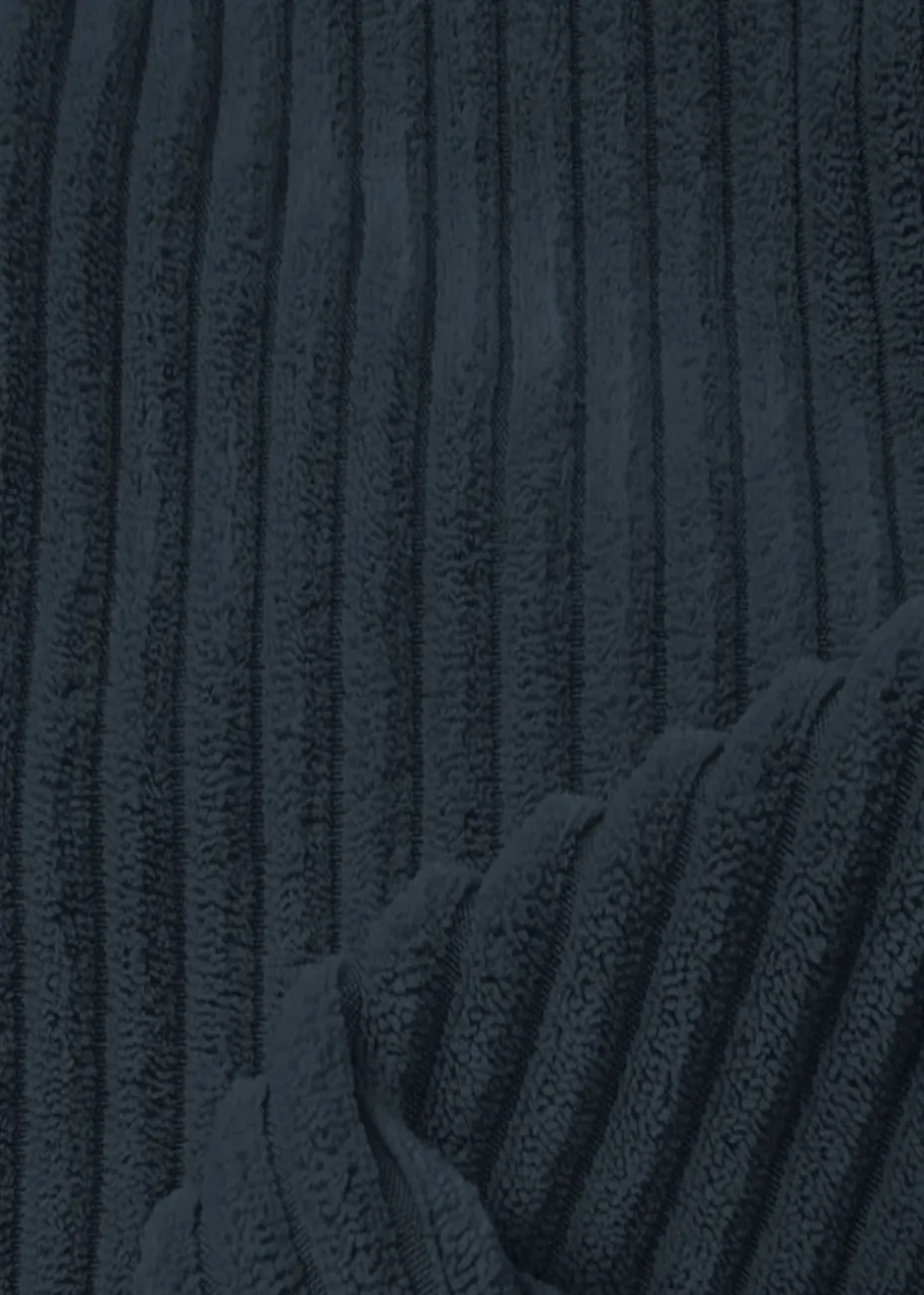 rucomfy Jumbo Cord Big Kids Snuggle Chair Navy Beanbag