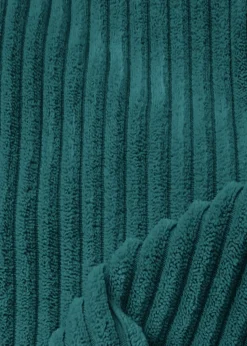 rucomfy Jumbo Cord Burrower Large Teal Pet Bed