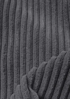 rucomfy Jumbo Cord Flip-It Large Slate Grey Pet Bed