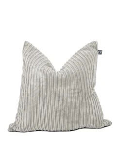 rucomfy Jumbo Cord Floor Cushion Platinum Grey Beanbag