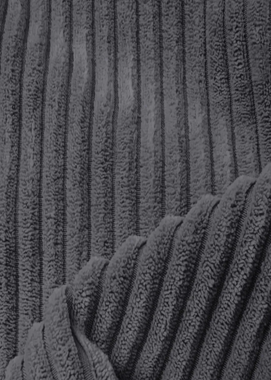 rucomfy Jumbo Cord Kids Slouchbag Slate Grey Beanbag