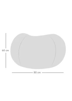 rucomfy Jumbo Cord Kids Slouchbag Platinum Grey Beanbag