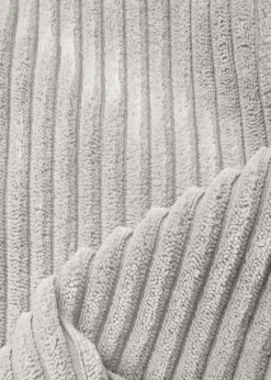 rucomfy Jumbo Cord Kids Slouchbag Platinum Grey Beanbag