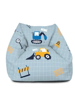 rucomfy Printed Kids Snuggle Chair Dig-It Beanbag