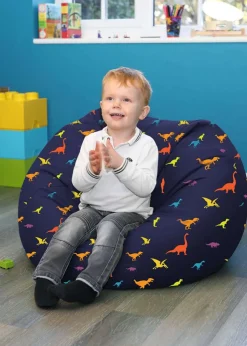 rucomfy Printed Medium Dinosaur Beanbag