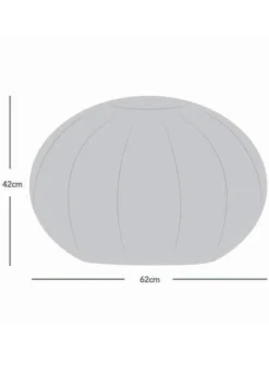 rucomfy Snug Pouffe Rust Beanbag