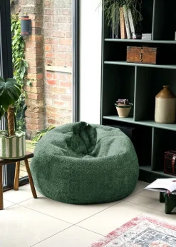 rucomfy Snug Slouchbag Dark Green Beanbag