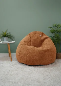 rucomfy Snug Slouchbag Rust Beanbag