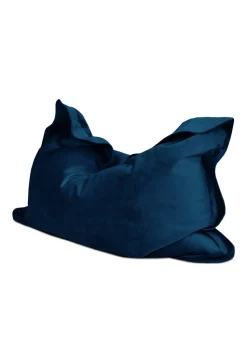rucomfy Velvet Extra Large Squarbie Peacock Beanbag