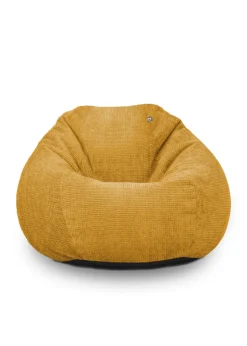 rucomfy Waffle Kids Slouchbag Mustard Beanbag