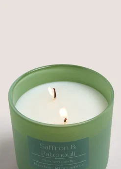 Saffron & Patchouli Scented Jar Candle