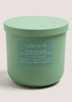 Saffron & Patchouli Scented Jar Candle