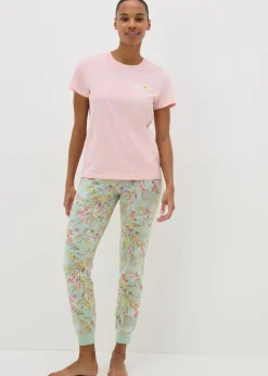 Sage Green Ditsy Floral Pyjama Set