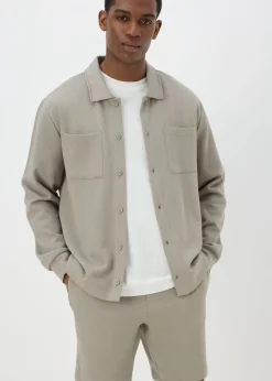 Sage Smart Textured Co Ord Overshirt