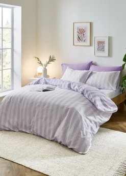 Sassy B Stripe Tease Reversible Duvet Cover Set