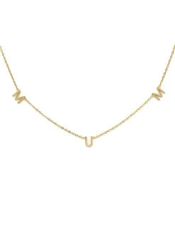 Say It With Gold Mum Necklace