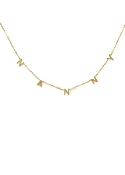 Say It With Gold Nanny Necklace