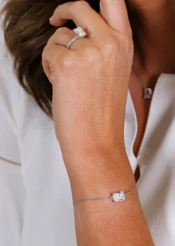 Say It With Silver Radiant Bracelet