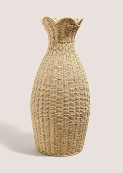 Scallop Edge Woven Vase