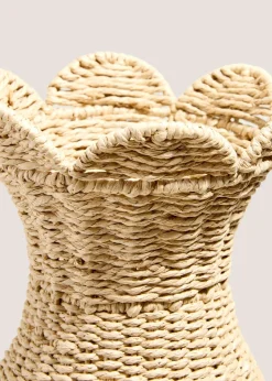 Scallop Edge Woven Vase