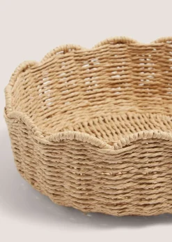 Scallop Edge Woven Vase