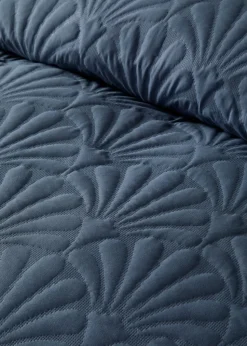 Serene Cavali Dark Blue Pinsonic Duvet Cover Set