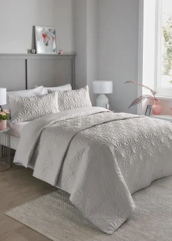 Serene Cavali Pinsonic Silver Duvet Cover Set